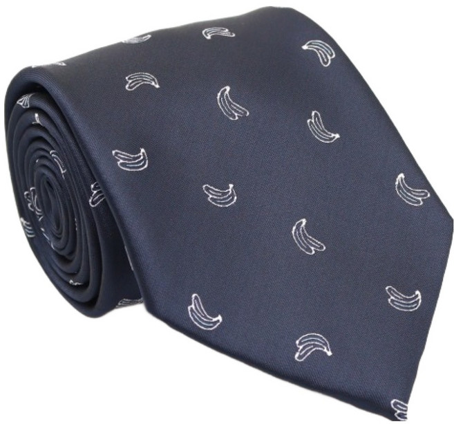 DeepTalk 男士香蕉圖案西裝休閒領帶 25DT1022
