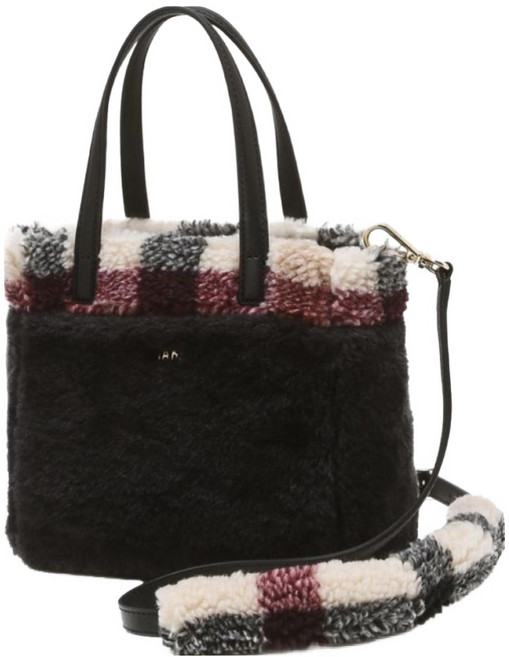 닥스 여성용 에코퍼 체크 콤비 토트백 DCBA5F98