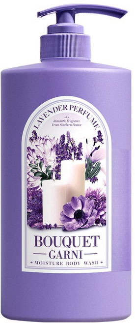 부케가르니 모이스처 바디워시 라벤더퍼퓸, 1L, 1개