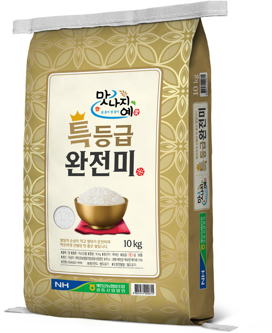 예천군농협 맛나지예 완전미 미소진품쌀, 10kg, 1개, 특등급