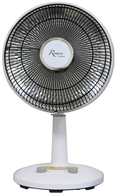 ROMEO 羅蜜歐 12吋碳晶定時電暖器, 白色, CKH-1268