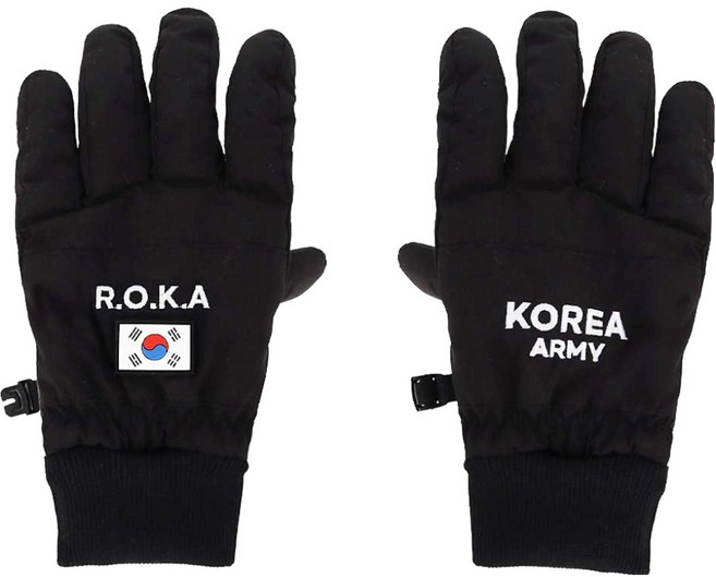 WINGHOUSE ROKA KOREA 陸軍日常鋪棉雪地手套 雙手穿戴套組