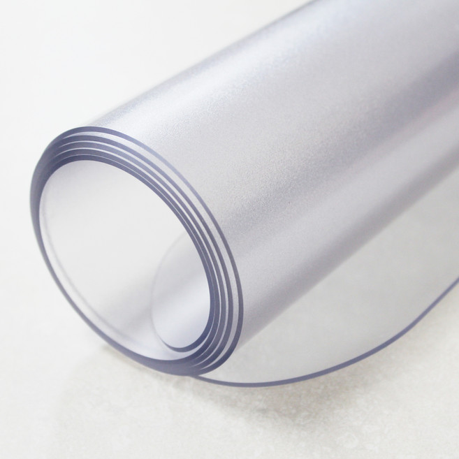 커버팩토리 프리미엄 PVC 테이블 매트 모서리 라운드 1.5cm, 반투명, 1개, 70cm x 120cm  x  두께 2mm
