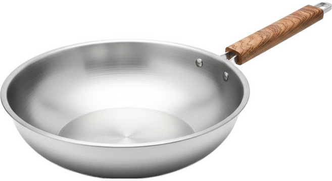 퀸센스 인덕션 올렌 3중바닥 IH 스텐 궁중팬, 1개, 28cm