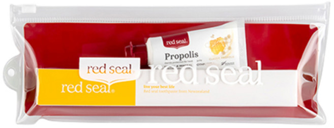 레드씰 여행용 프로폴리스 치약 20g + 그래핀모 칫솔 세트, 1세트