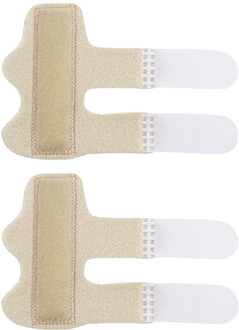 하우핏츠 손가락 탈구 고정 보호대, 베이지, 2개