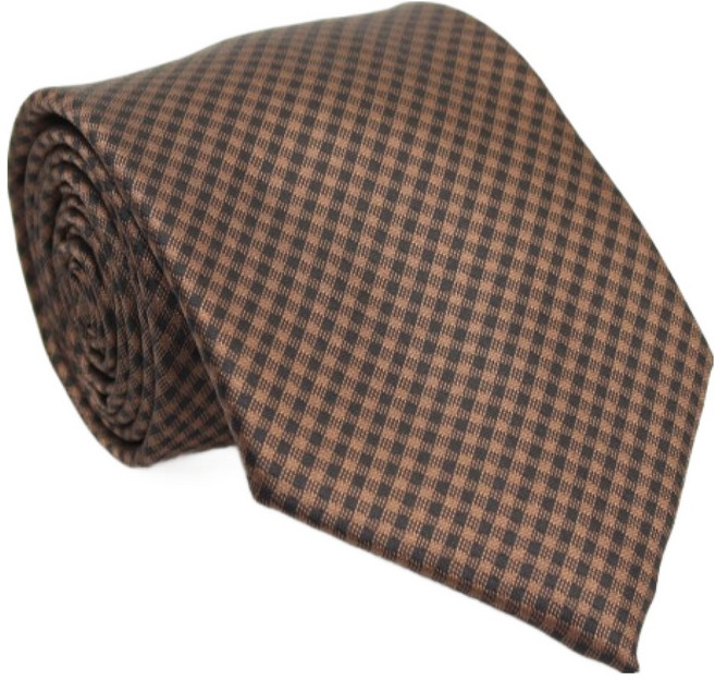 딥톡 남성용 클래식 체크 패턴 정장 넥타이 25DT1020