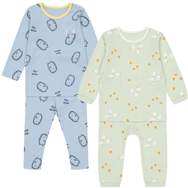 Tartine et Chocolat 嬰幼兒 UL 長袖內衣 上衣 + 下身 2件組