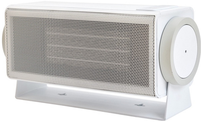 롯데알미늄 PTC 욕실 벽결이 스탠드겸용 전기 온풍기, 화이트, LPTC-2000