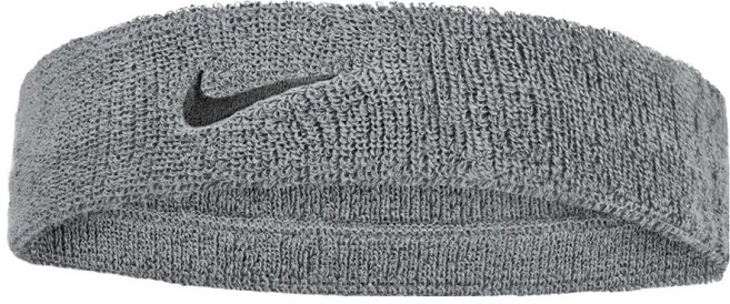 NIKE 耐吉 SWOOSH CLASSIC 頭帶 N1012407005OS, 灰色, 1個