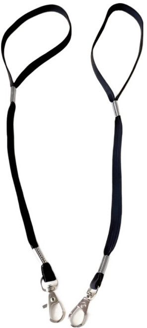 라운듀 스키장갑 분실방지 스트랩끈, 블랙, 2개