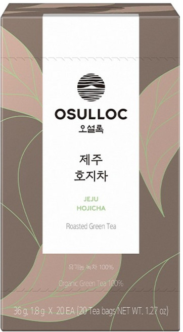 오설록 제주 호지차 티백, 1.8g, 1개, 20개입