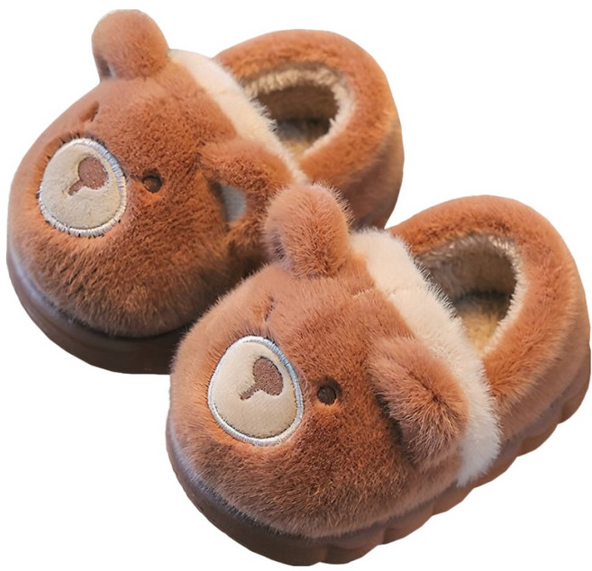 키즈트리 동물 캐릭터 털 실내화 DZ-481