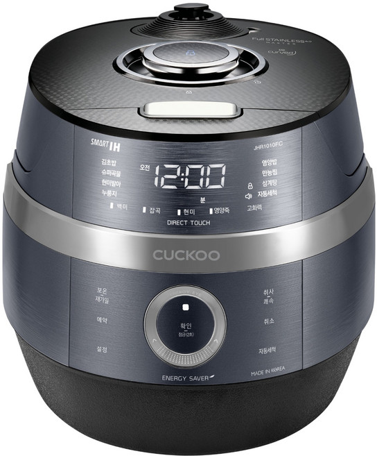 쿠쿠 IH 전기압력밥솥 10인용, CRP-JHR1010FC, 캐비어 블루
