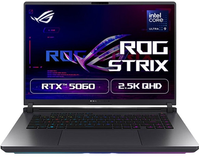 에이수스 2025 ROG 스트릭스 G16 코어Ultra9 인텔 14세대 지포스 RTX 5060, Eclipse Gray, G615LM-S5168W, 1TB, 32GB, WIN11 Home