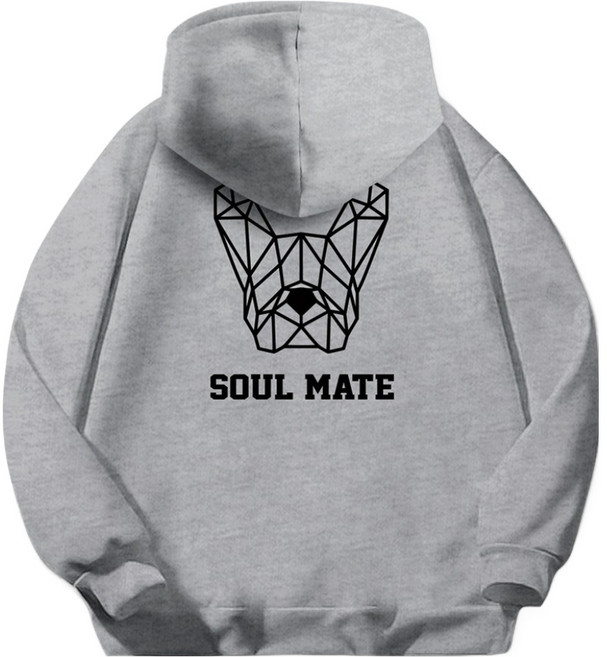 ILLUSO 男女通用柔軟刷毛Soulmate連帽拉鍊外套
