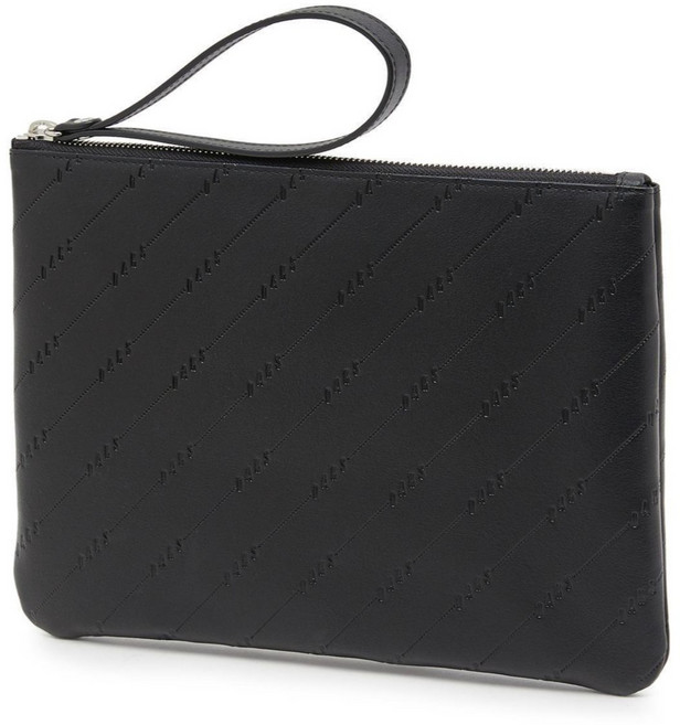 닥스 여성용 DD 블랙 패턴 클러치백 DCWA6EC03