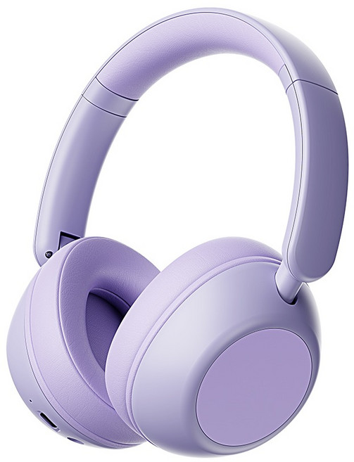 디알고 블루투스 청력 보호 키즈 헤드폰 + 피아노 젠더 세트, 퍼플, BH10Q