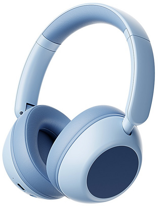 디알고 블루투스 청력 보호 키즈 헤드폰 + 피아노 젠더 세트, 블루, BH10Q