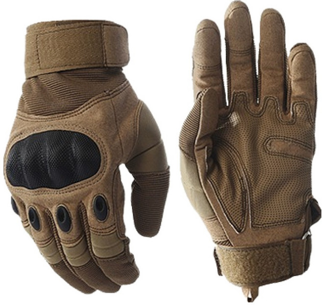 카페레이서 동네형 오토바이 클래식 너클가드 장갑 양손착용 세트 A타입, 브라운