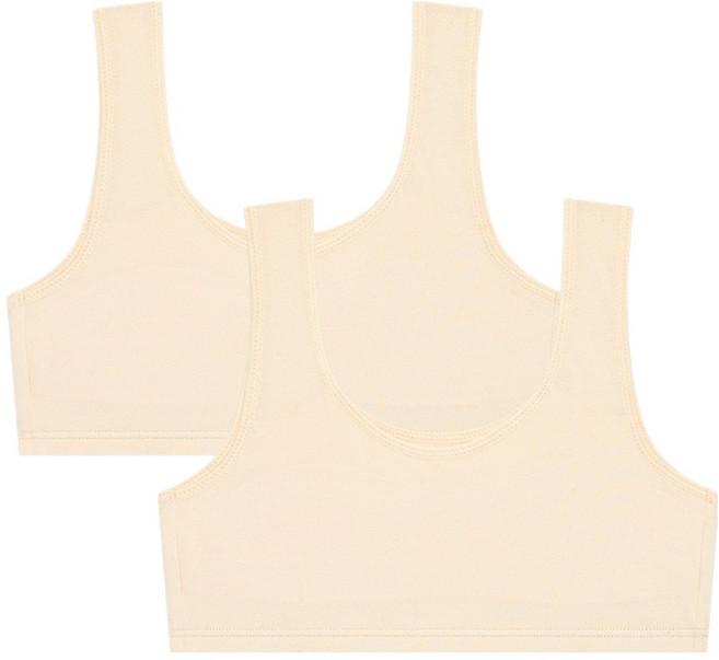 수아팜 주니어용 1단계 면에어로쿨 브라 2p