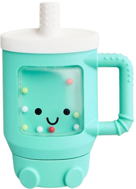 itzy ritzy 彩珠固齒器, 冰涼手搖 藍綠色, 1個, 固齒器