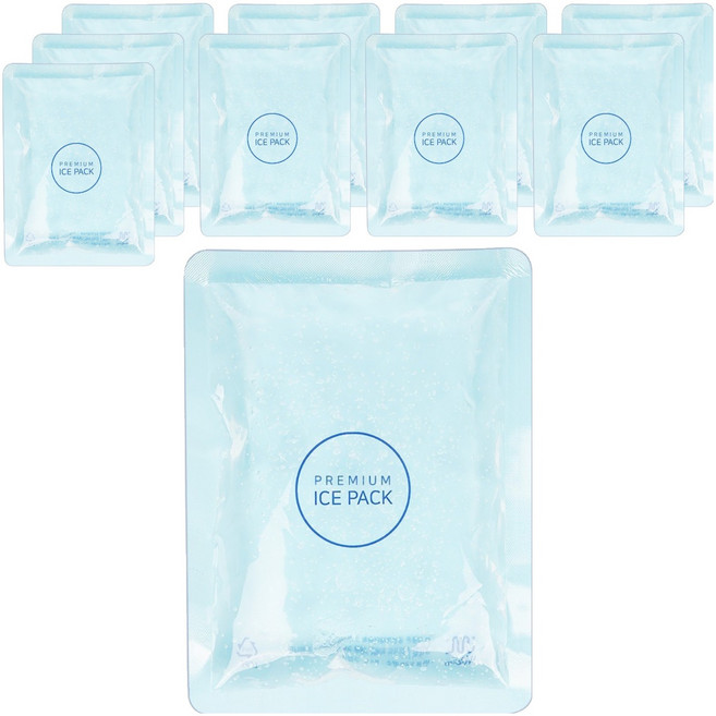 우림 프리미엄 젤 아이스팩 소형 12 x 17 cm, 10개