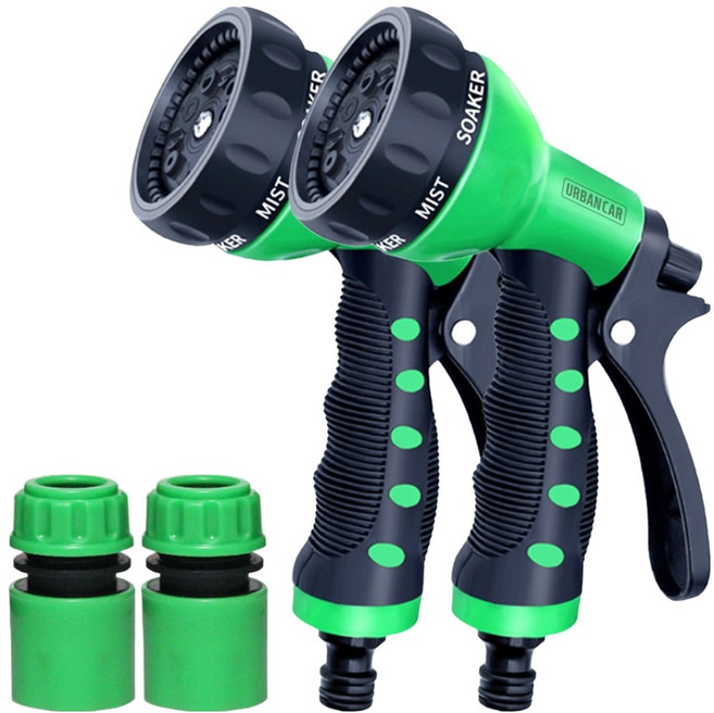 어반카 7in1 하드 부스터 고압 분사기 2p, 그린, 18.5cm