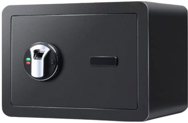 小型指紋迷你保險箱 KJ-25, 黑色