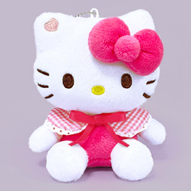 三麗鷗斗篷娃娃鑰匙圈 Hello Kitty, 混合顏色, 1個, 10cm