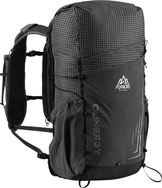 오니지 다기능 멀티 등산 백팩 30L, 블랙