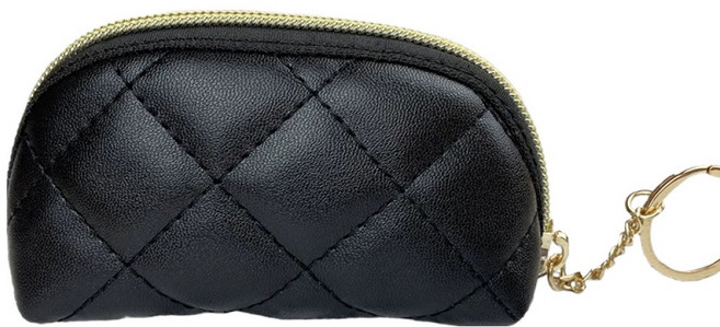 코오미 여성용 미니 동전지갑 키링 가죽 키홀더 포켓 수납 파우치 5W0813