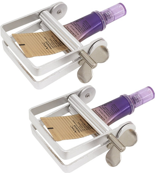 모나코올리브 스틸 튜브 치약짜개, 실버, 2개