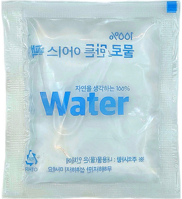 SPK 물 완제품 물 워터 아이스팩 소형 9 x 10 cm, 400개, 1개입
