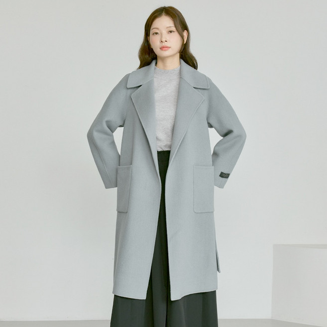 210에디트 여성용 캐시미어 핸드메이드 코트 ZD4CT530
