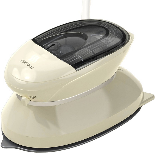 mooas 旅行用國際電壓蒸氣熨斗, MISM1, 奶油色