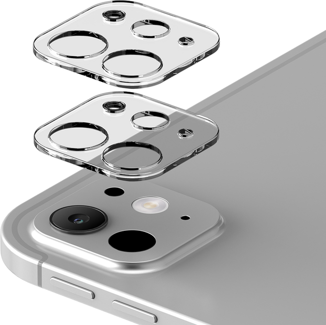 요거 카메라 렌즈 풀커버 강화유리 태블릿 PC 액정보호필름, 2개