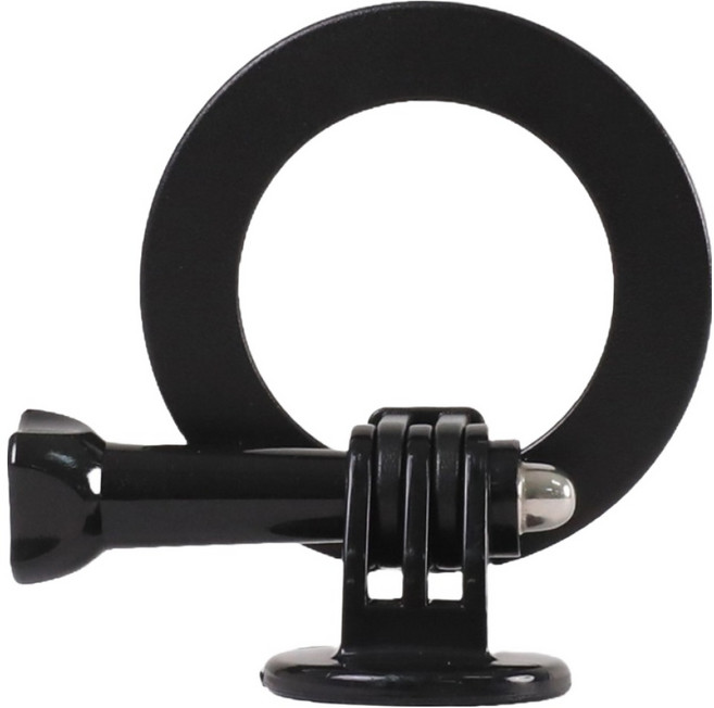 대한 맥세이프 링 클램프 삼각대 마운트 헤드 핸드폰 거치대, 블랙, 1개