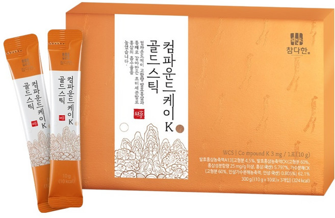 참다한 컴파운드케이 골드스틱 30p, 300g, 1개