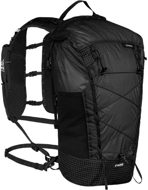 오니지 클레버 V15 초경량 등산가방 22L, 블랙