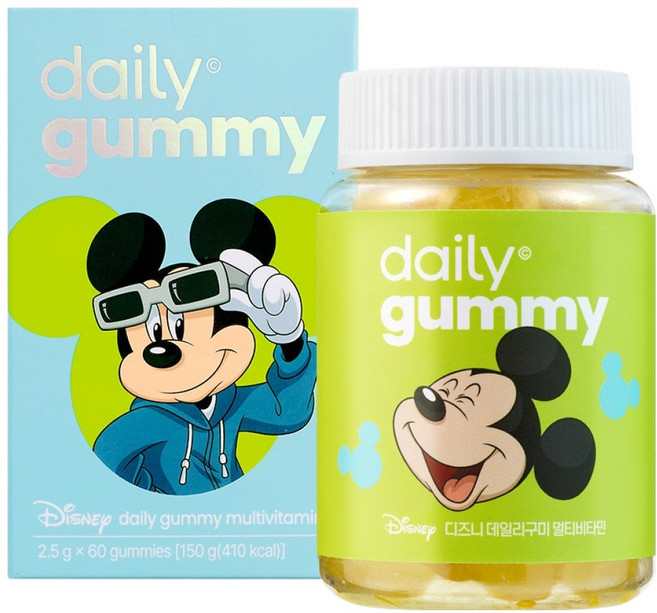 데일리 디즈니 구미 멀티비타민 150g, 1개, 60정