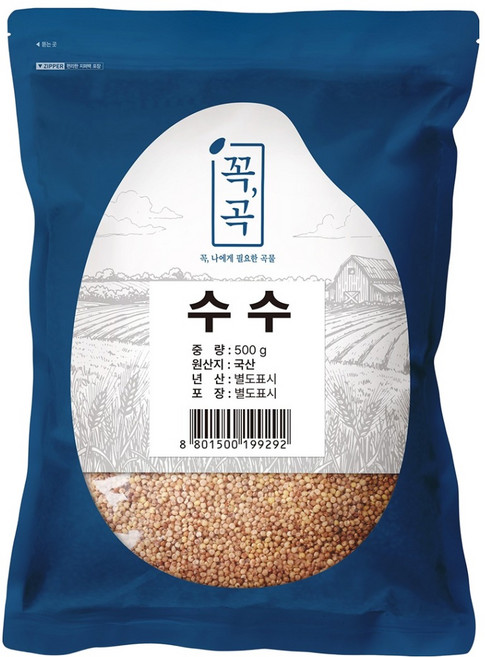 두보식품 국내산 찰수수쌀, 500g, 1개