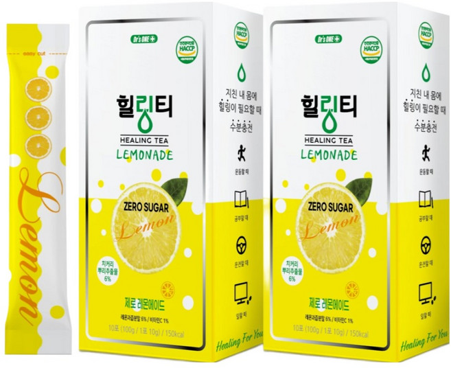 닥터스원 힐링티 제로슈가 레몬에이드, 200g, 20개