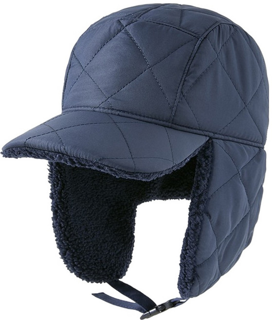 American Road 防寒滑雪/滑雪板用羊羔毛鋪棉帽 BRP2024, 海軍藍, 1個
