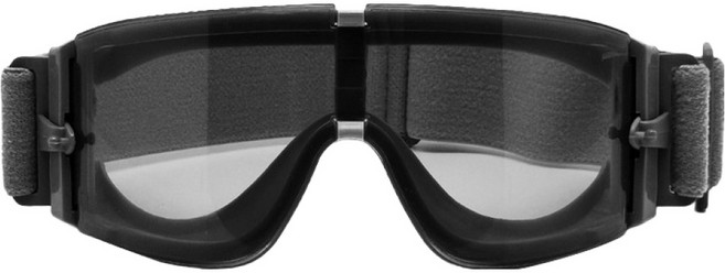 American Road 生存戰鬥登山遊戲護目鏡 BRP2027, 黑色, 1個