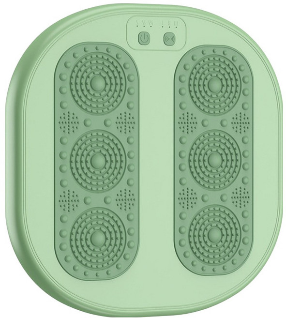 YUNMI 足底按摩USB發熱暖腳器, 綠色, 單一商品