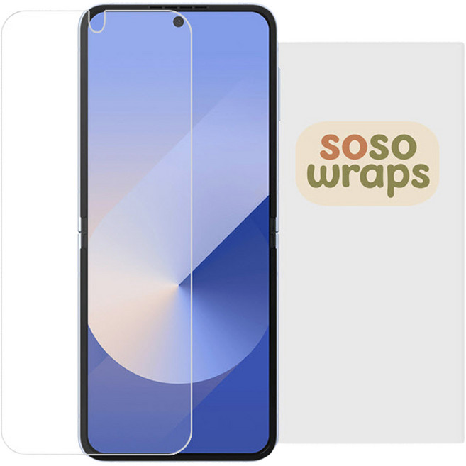 SosoLabs 韓國製高透光自動修復螢幕保護貼 2入 + 簡易安裝框組, 1套