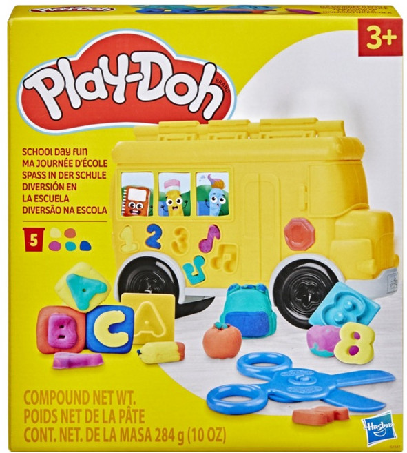 플레이도우 학교 가는 날 도우 284g G1641, 혼합색상, 900g, 1개