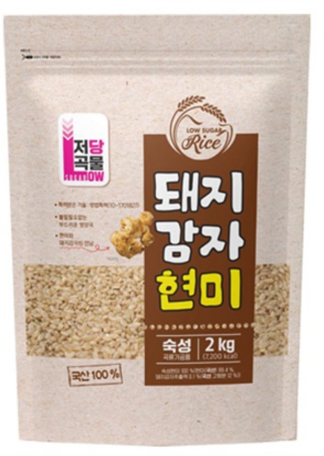 광복 저당곡물 돼지감자 숙성현미, 2kg, 1개