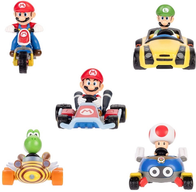 잭스퍼시픽 SUPERMARIO 닌텐도 카트레이서 피규어 랜덤발송 WAVE 6 430504, 1개